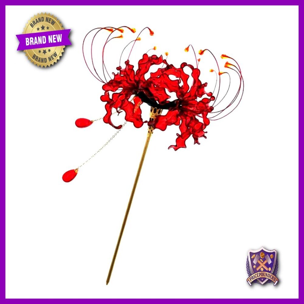 Handmade Flower Hairpin Kanzashi Stick Kimono Accessory Cosplay Elegant Hair